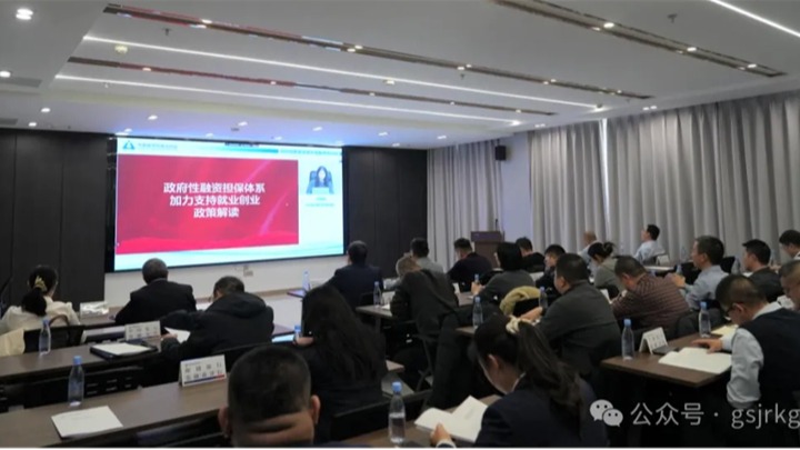 企業(yè)動態(tài) | 強化政銀擔協(xié)同 推動政策落地見效——金控張掖擔保組織開展財政金融政策專題培訓